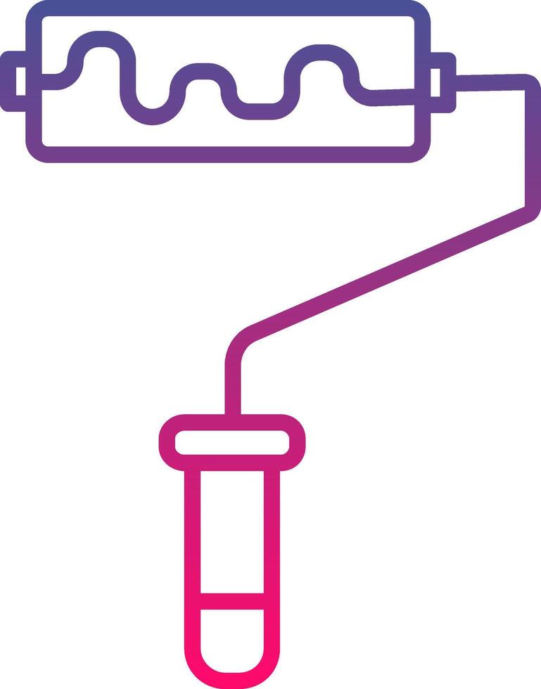 Roller Icon Symbol Art vector