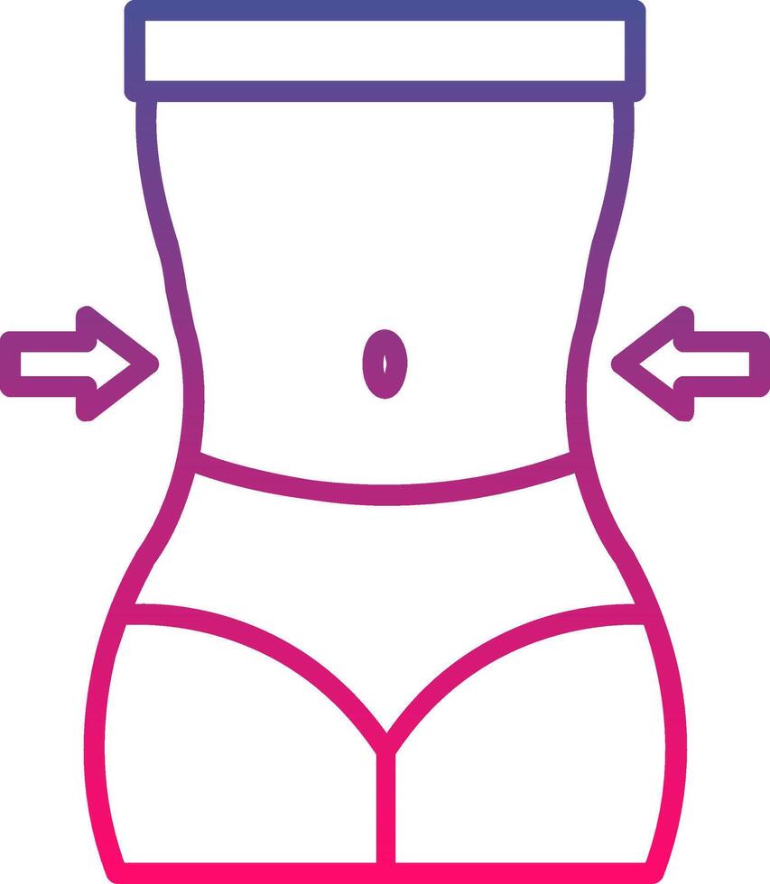 Waist Icon Symbol Art vector