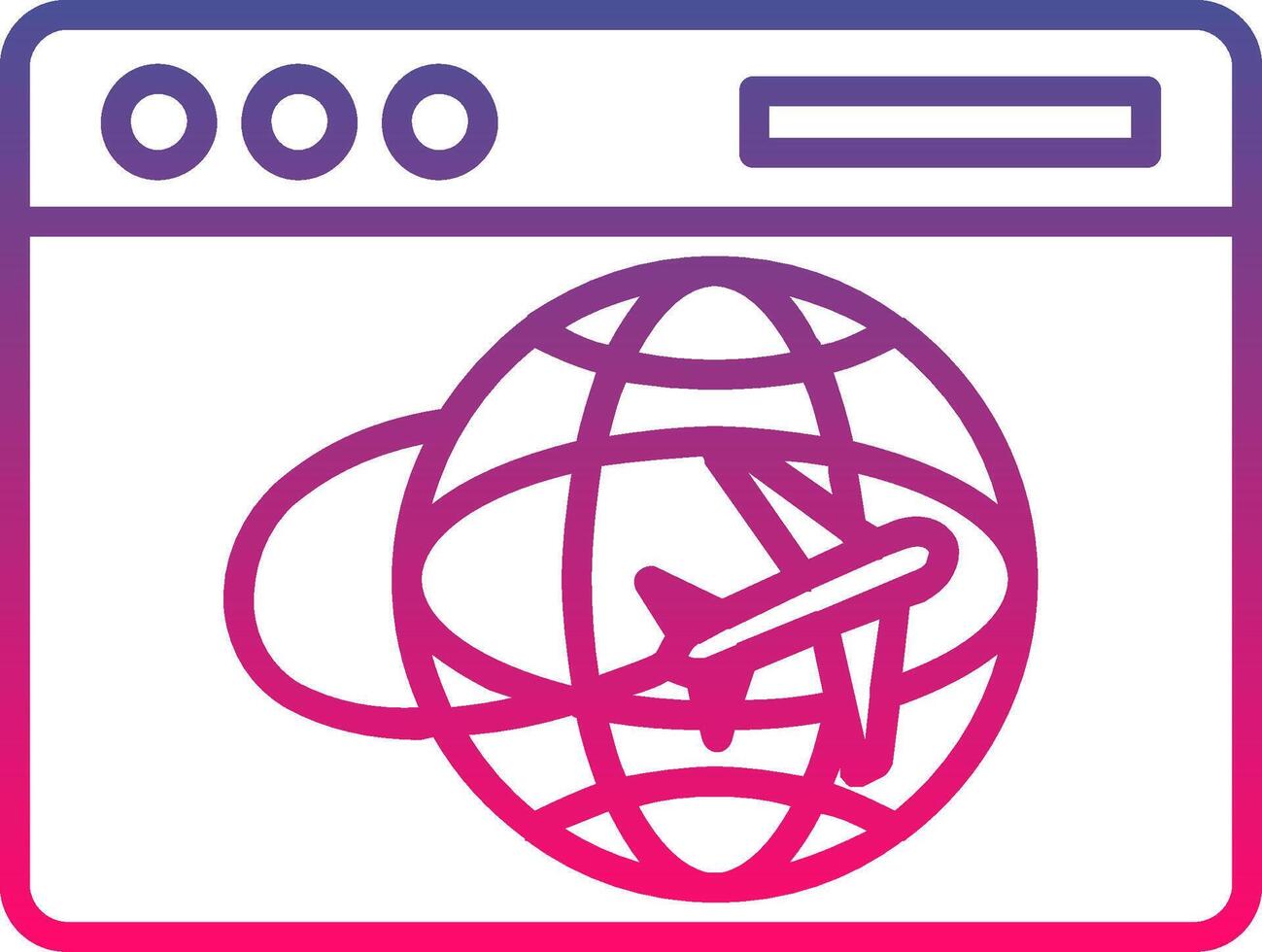 Travel Icon Symbol Art vector