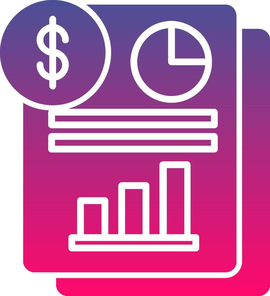 Income Statement Icon Symbol vector