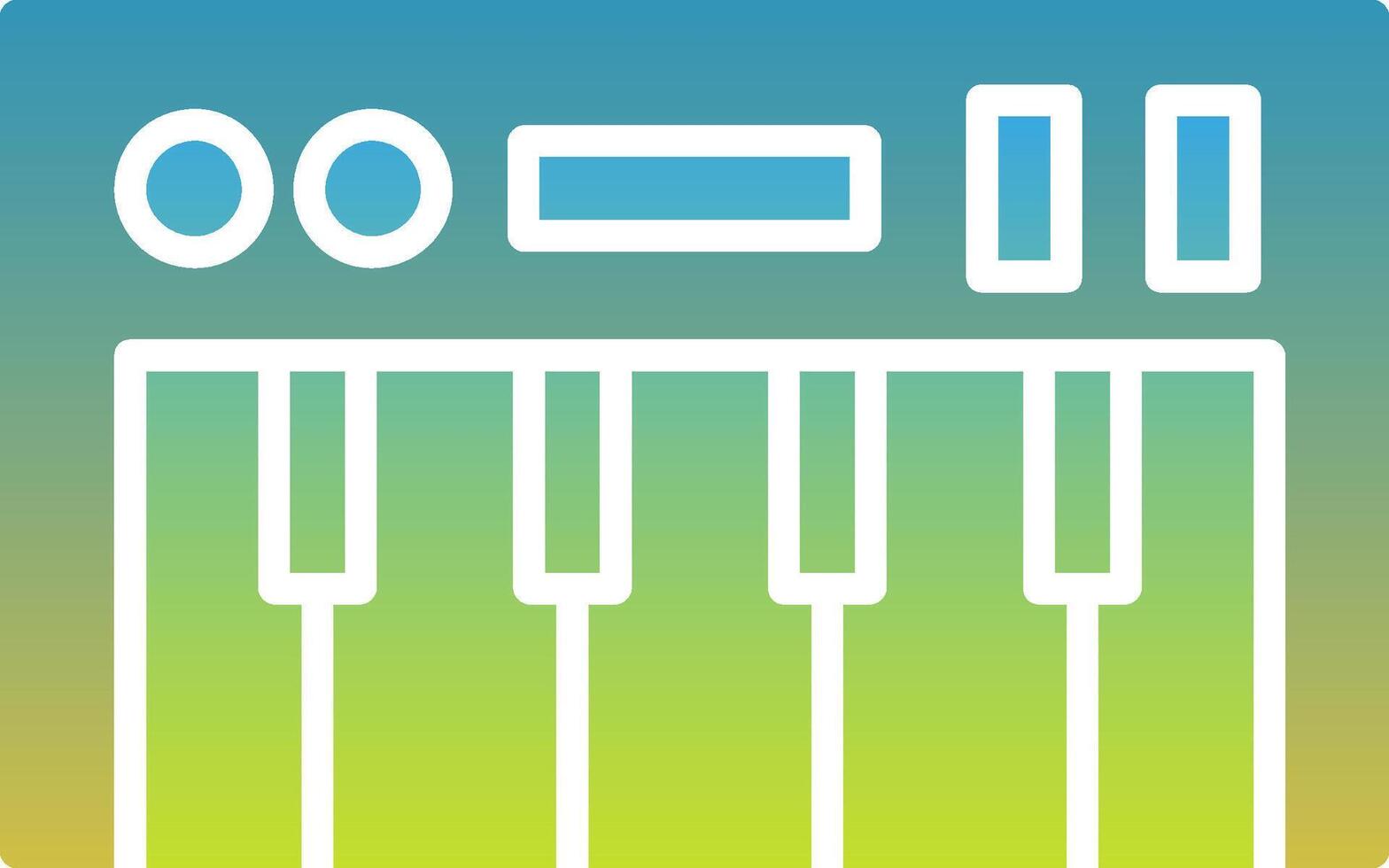 Piano Icon Symbol Art vector