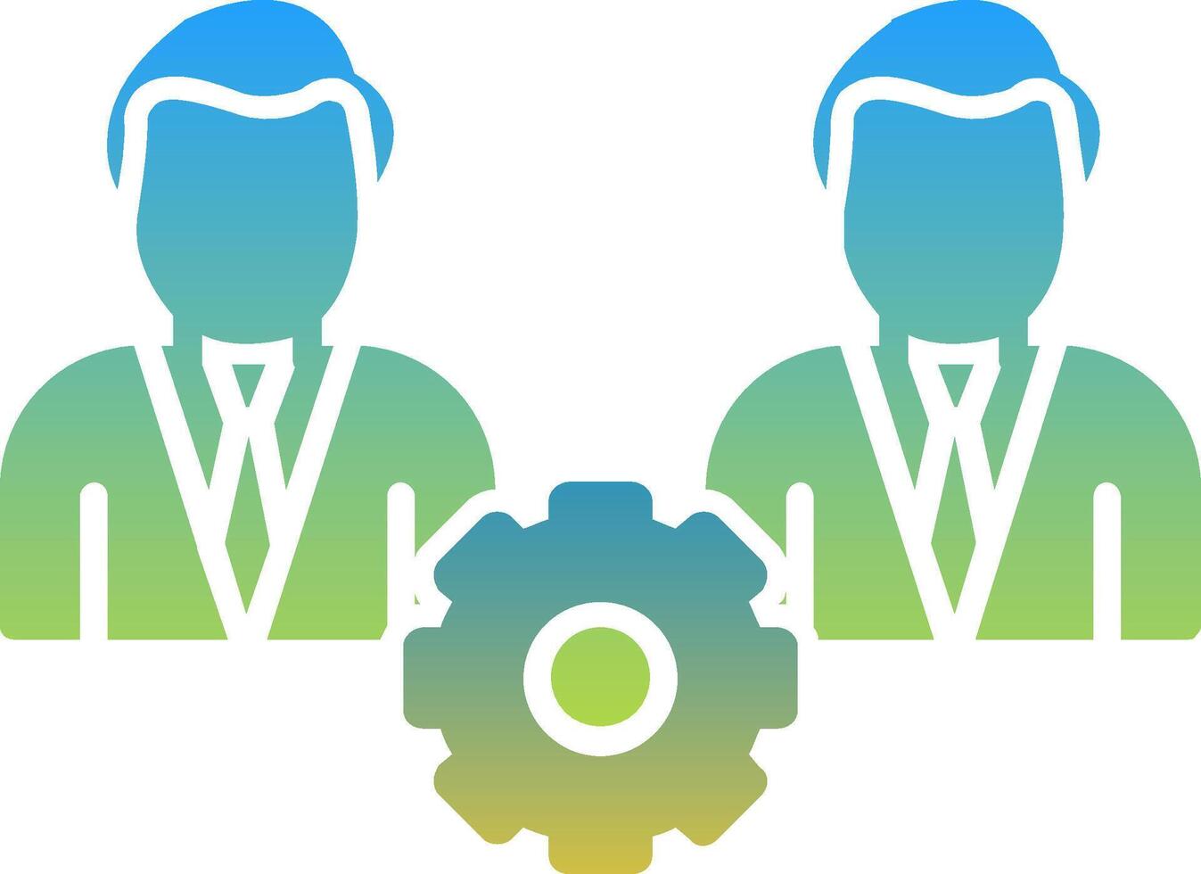 Management Service Icon Symbol Art vector