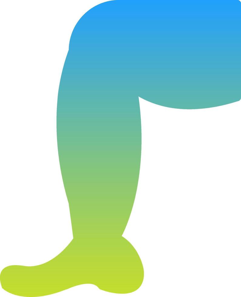 Leg Icon Symbol Art vector