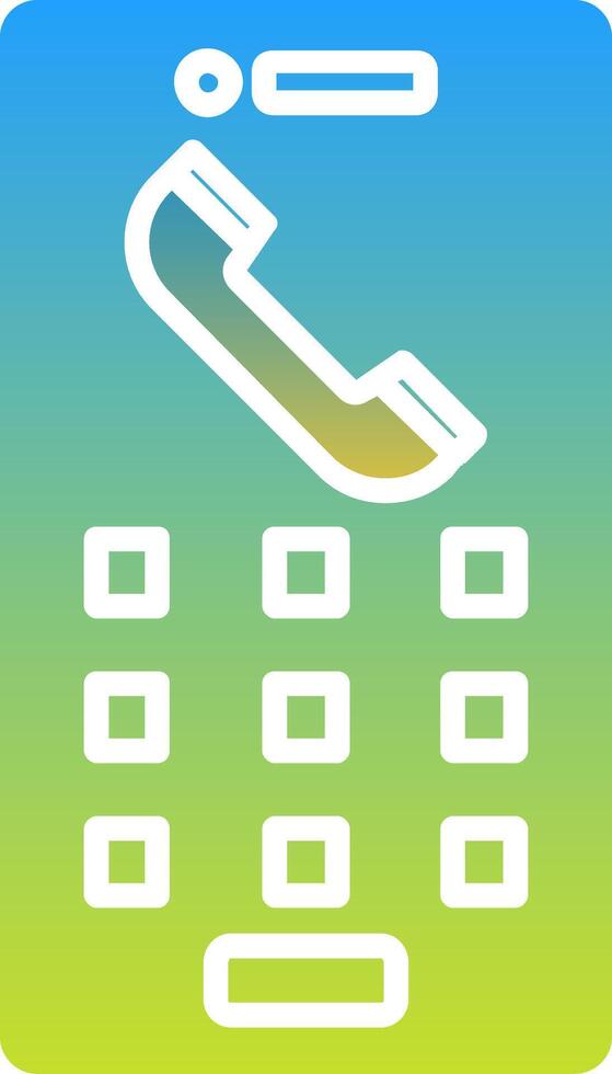 Keypad Icon Symbol Art vector