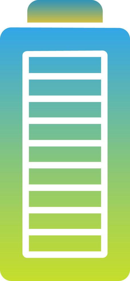 Full Battery Icon Symbol Art vector