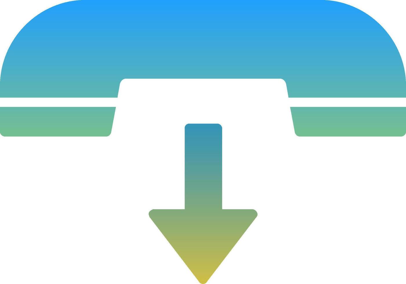 End Call Icon Symbol Art vector