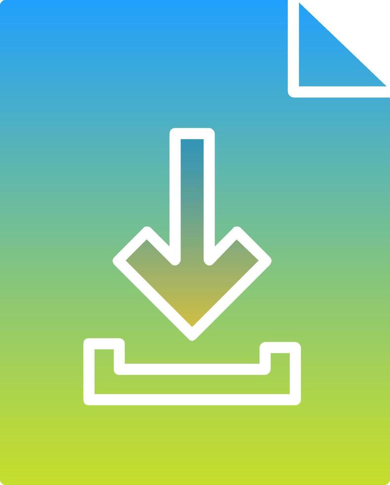 Download File Icon Symbol Art vector