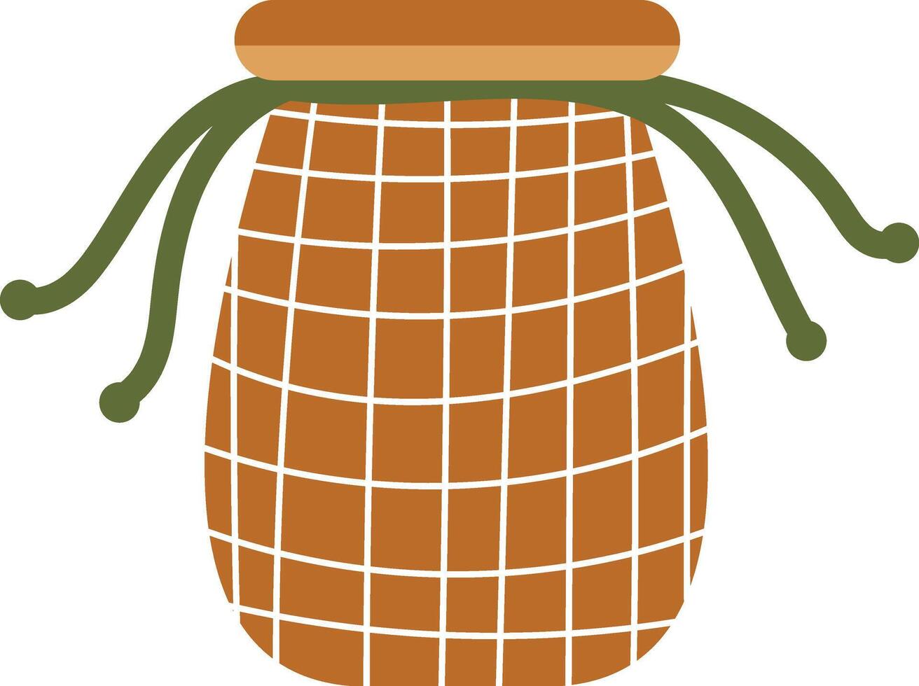 Zero Waste Element in Cartoon Style. vector