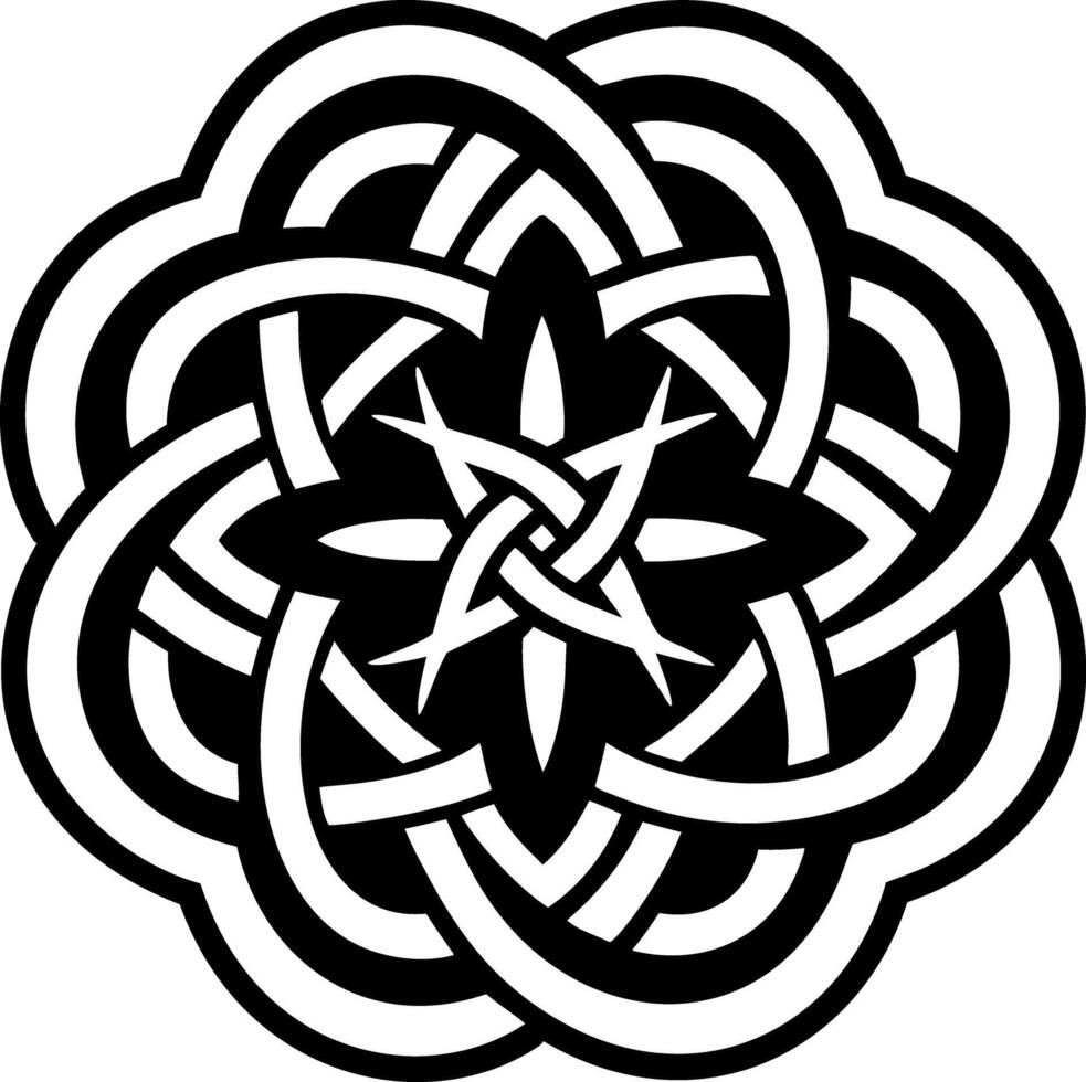 Interlaced symbol icon in glyph style vector