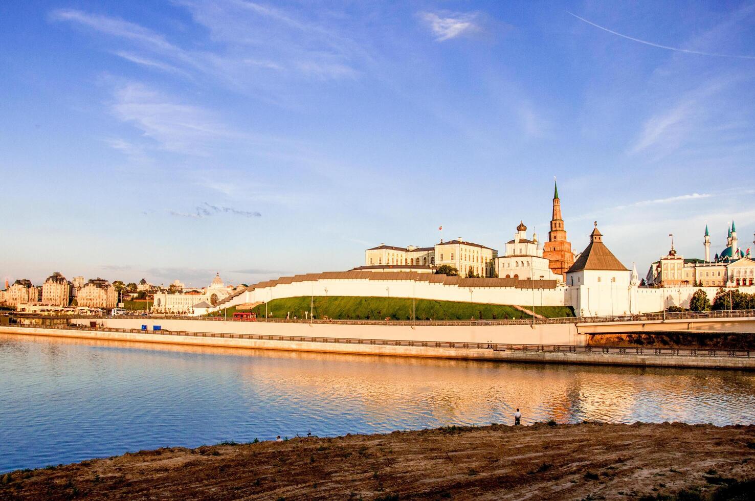 Kazan, Russia, 2 May 2025, Fortress old handsome Russia town, stone heritage photo