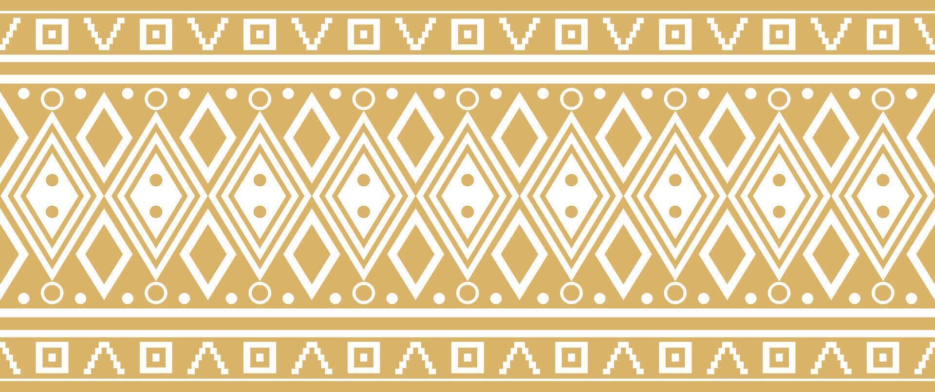 golden seamless Indian patterns. National seamless ornaments, borders, frames. colored decorations of the peoples of South America, Maya, Inca, Aztecs. Print for fabric, paper, textile and clothing vector