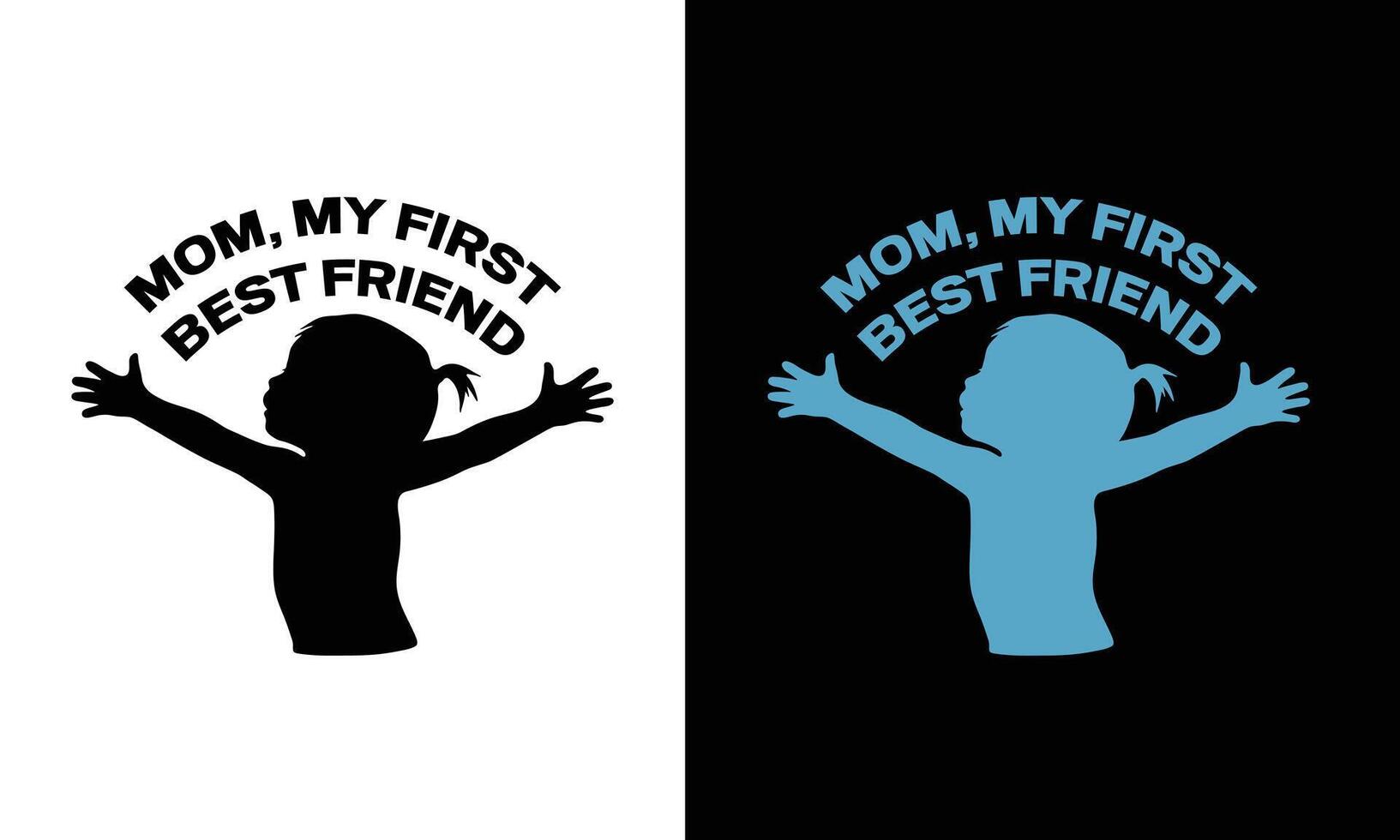 Kids Tshirt Design, Mother's Day Mom shirt vector