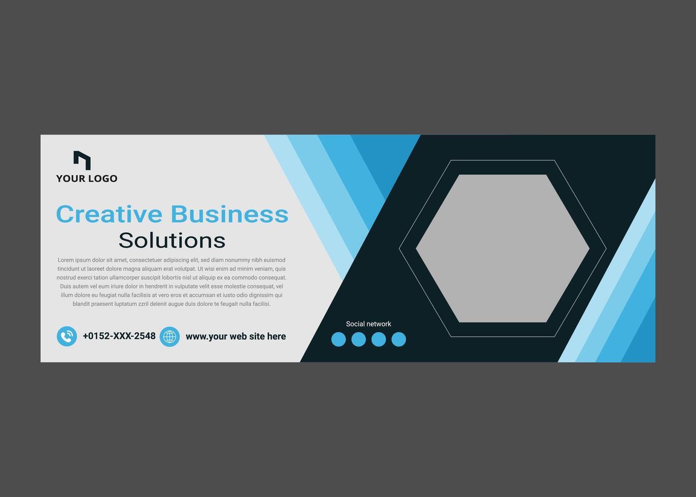 Abstract Web banner design background pro vector