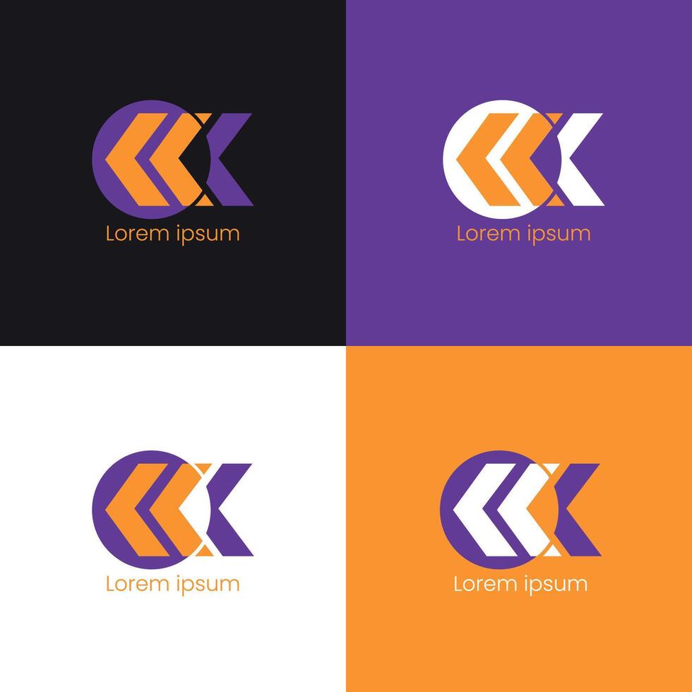 Abstract Modern Trendy Arrow Logo Design vector