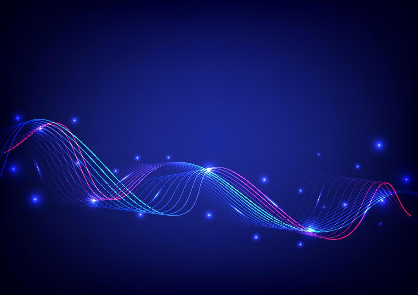 Abstract futuristic background. Wave line fider optic concept. Design for futuristic, wave, telecoms, digital, internet, online, network, communication, connection, line. vector