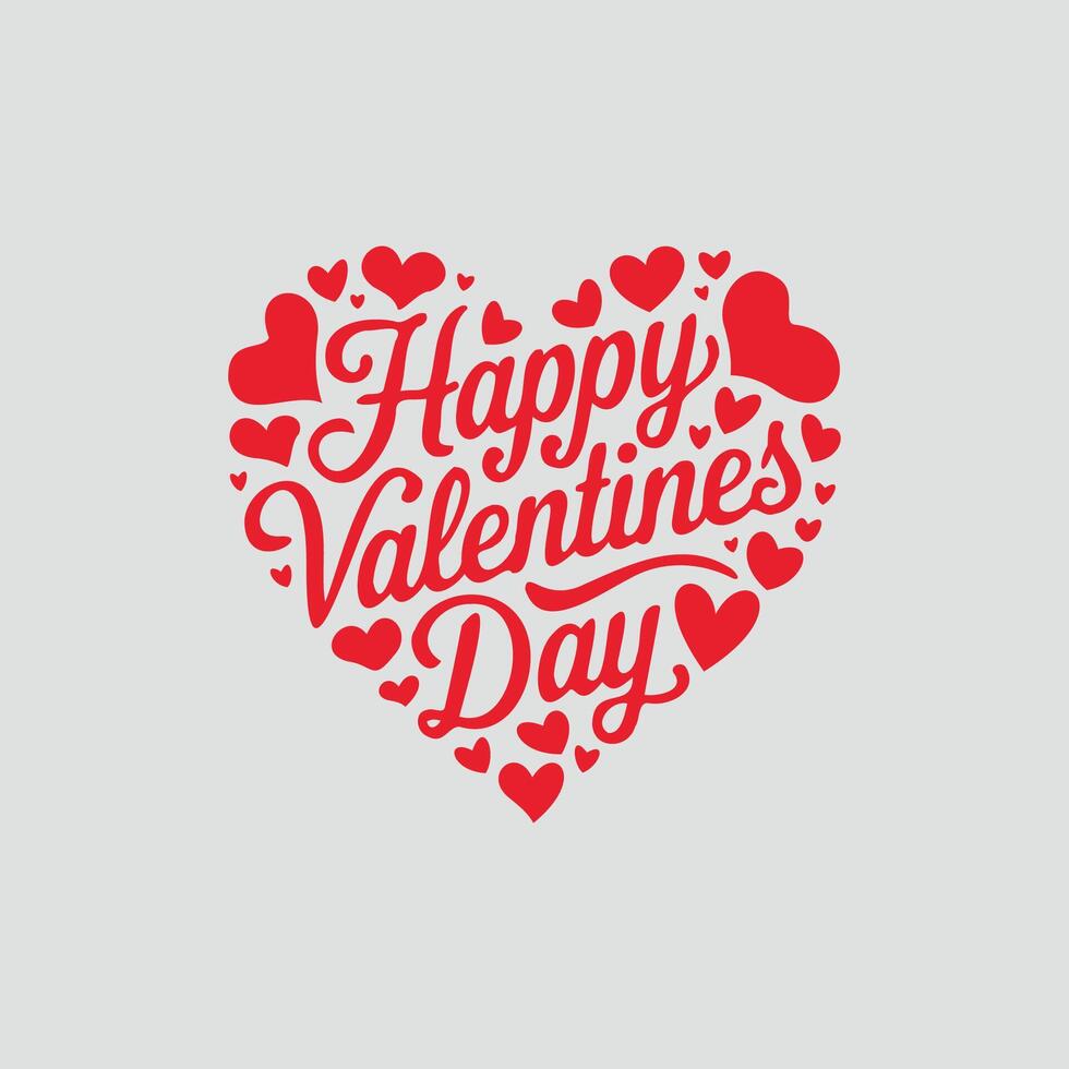 Happy Valentines Day Heart vector