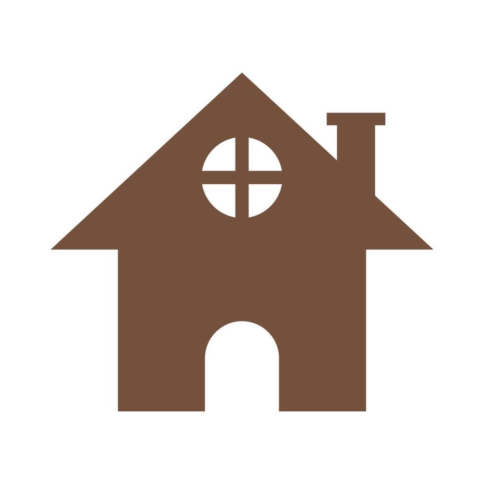 classic house icon logo design template vector