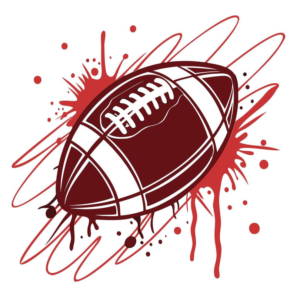 Rugby Art, Dynamic Designs for the Modern Game vector