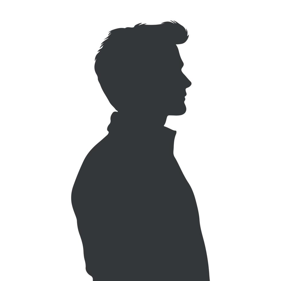 Man silhouette illustration vector