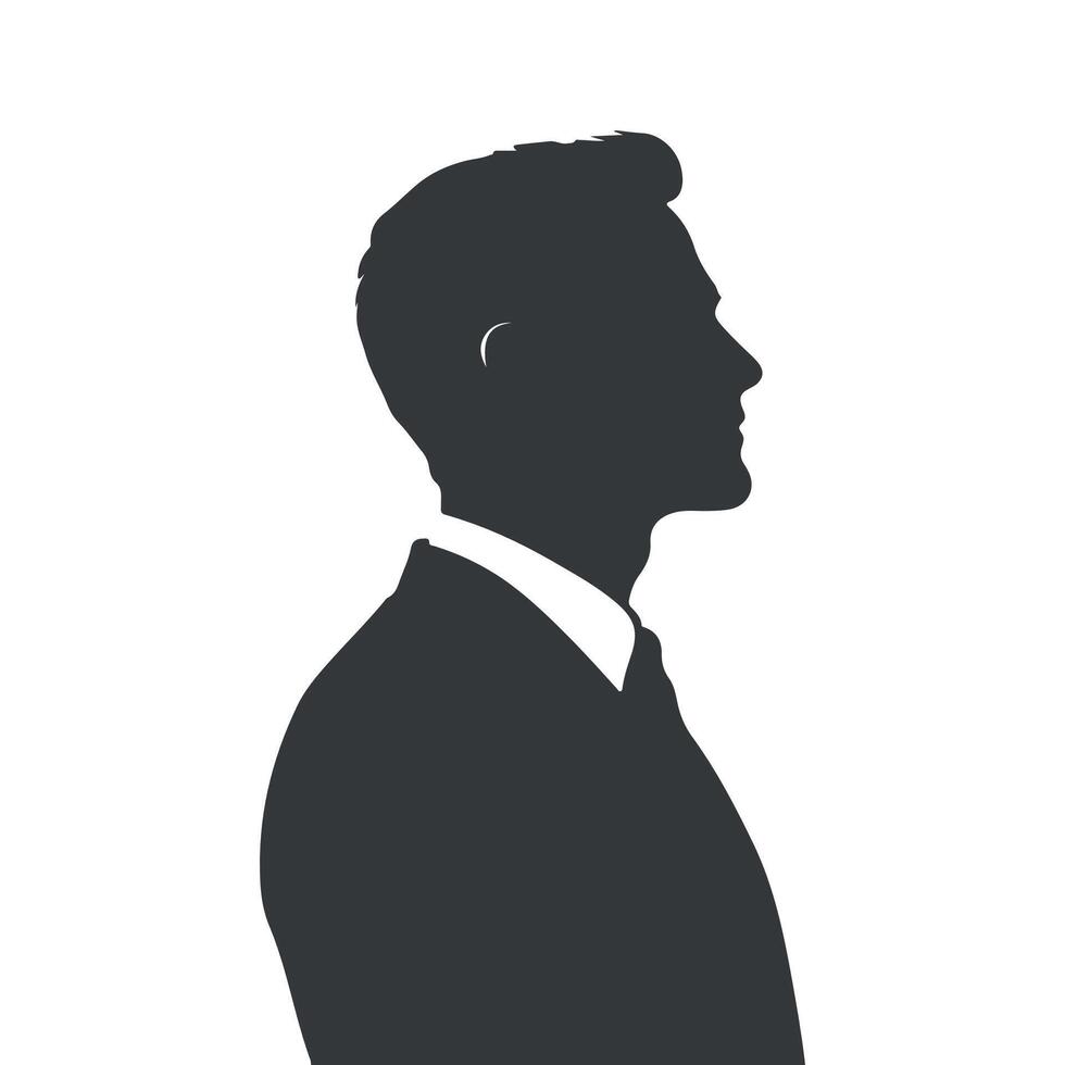 Businessman silhouette illustration vector