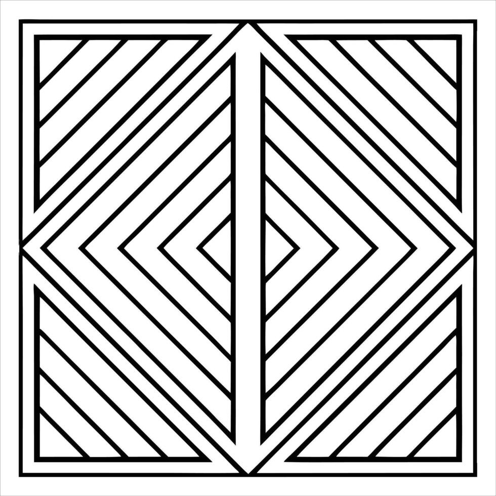 black and white art deco simple seamless pattern vector