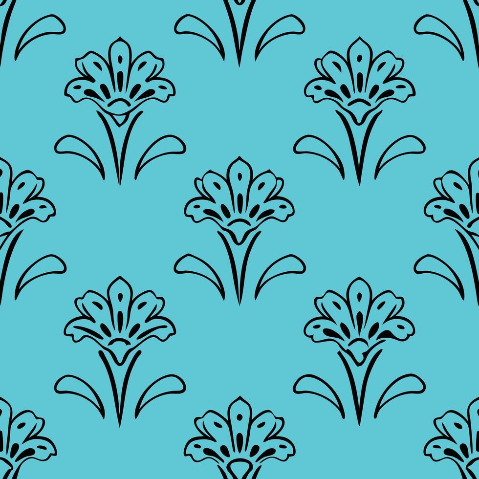 decorative Floral Pattern. vector