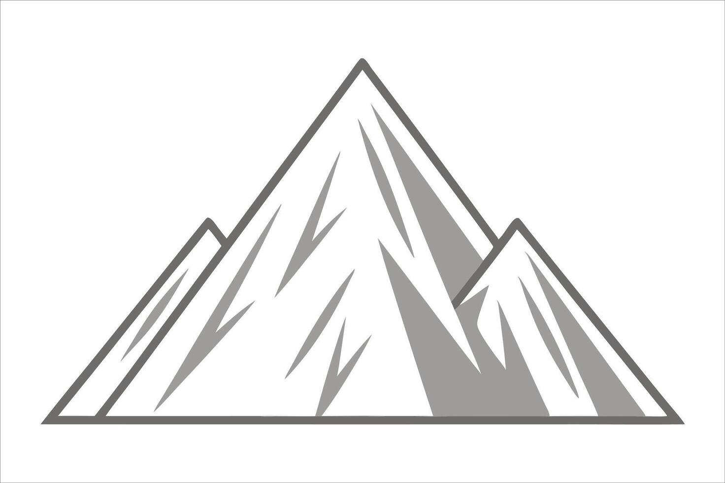 Abstract grungy hill textured background . vector