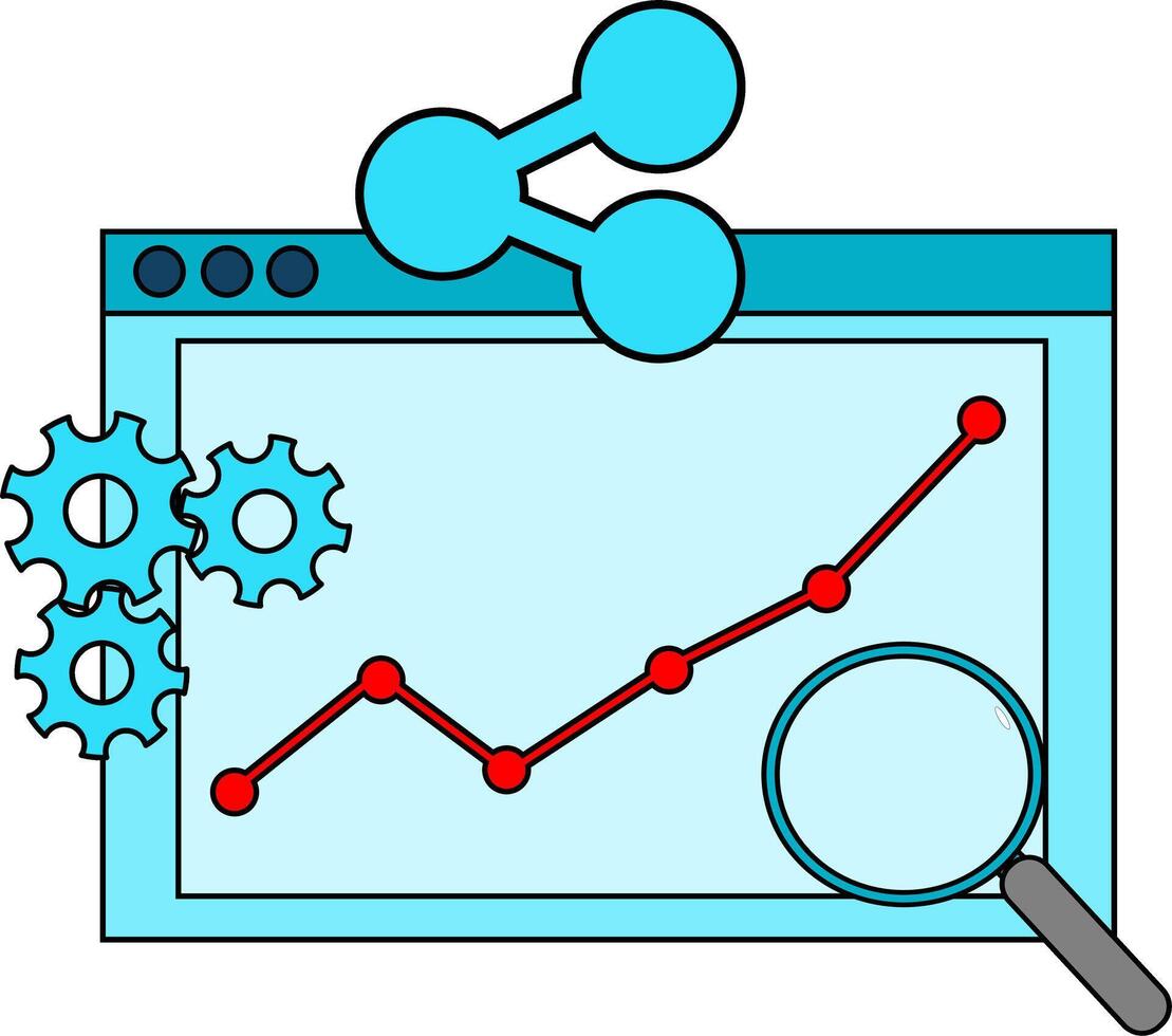 How to use google analytics to improve your business vector