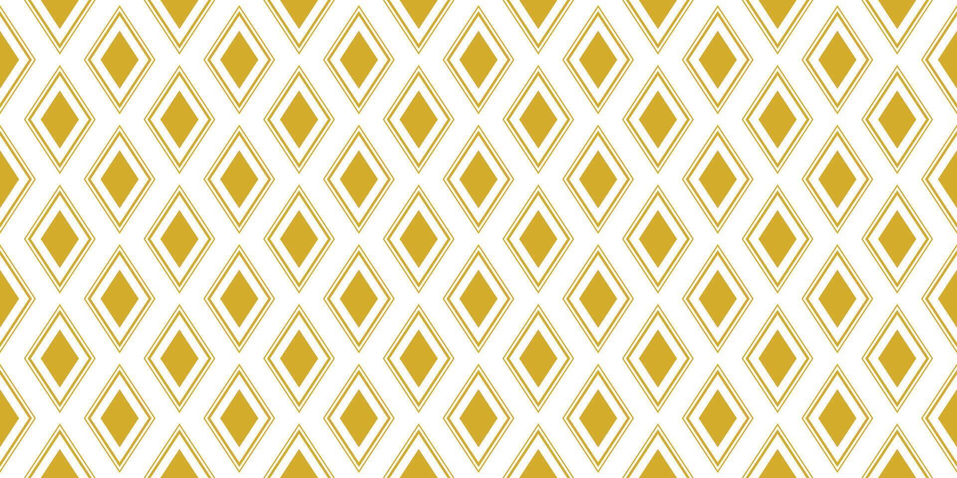 a yellow and white seamless geometric pattern vector