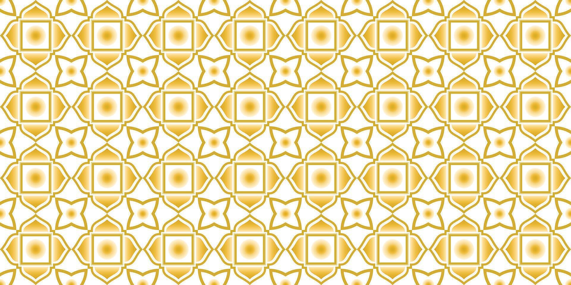 a golden and white background islamic pattern vector