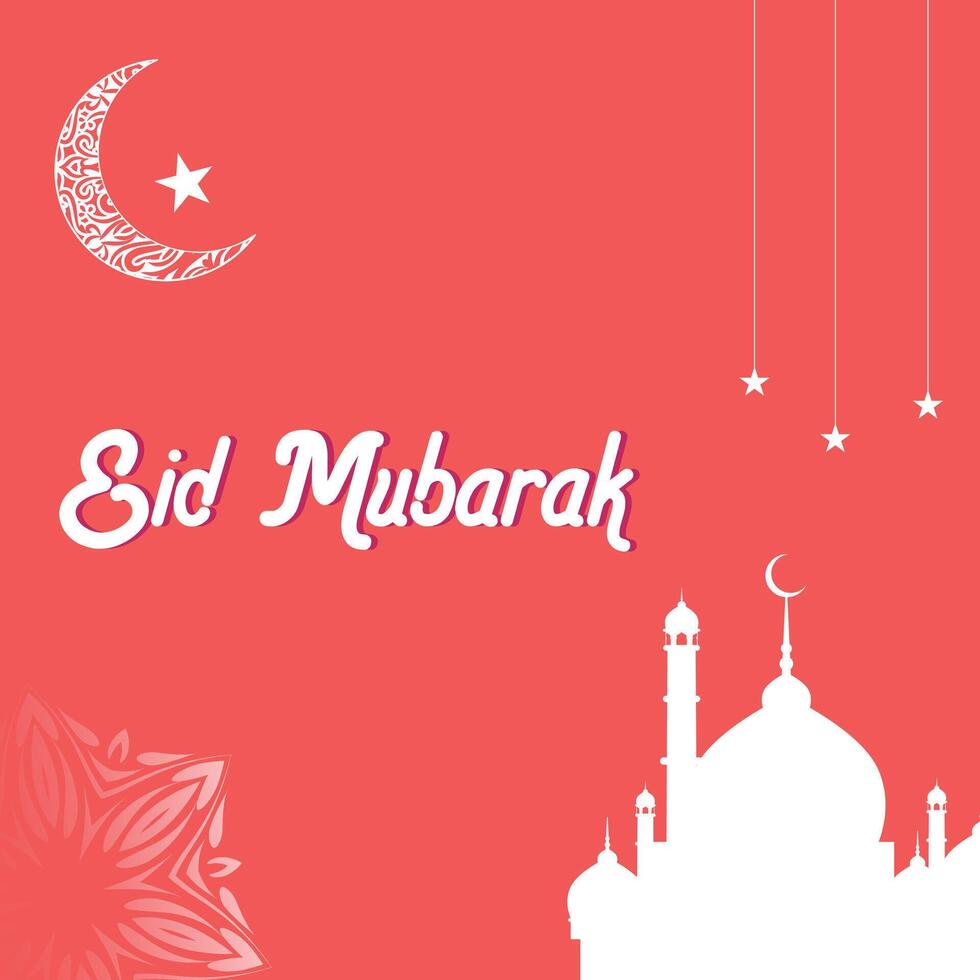 Ramadan kareem greeting banner background with hanging star and white colours vector