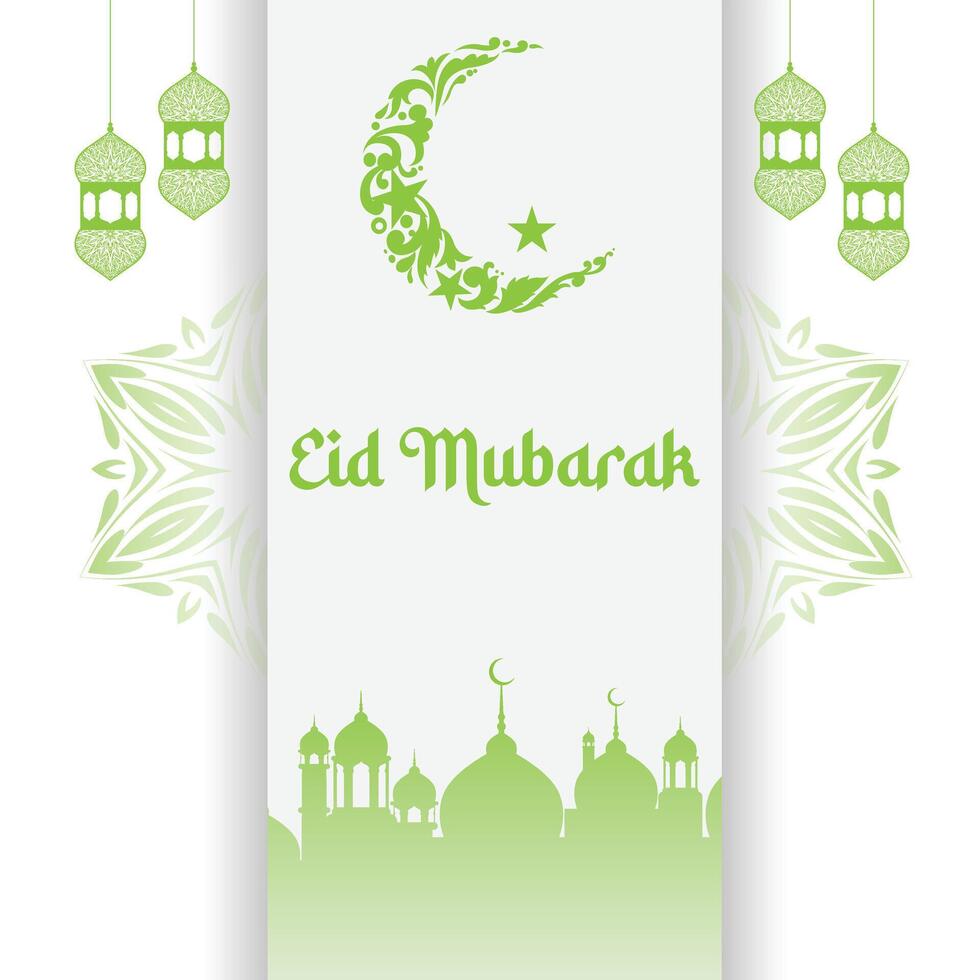 Realistic islamic background with crescent and Lanterns. background for Islamic religions ,Eid al fitr, Eid al adha, Happy muharram, Islamic new year, Ramadan kareem. vector