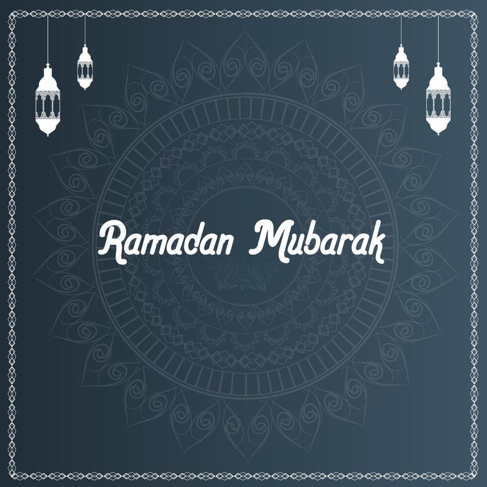Simple glitter Ramadan greeting card background design. Islamic arabic background. vector