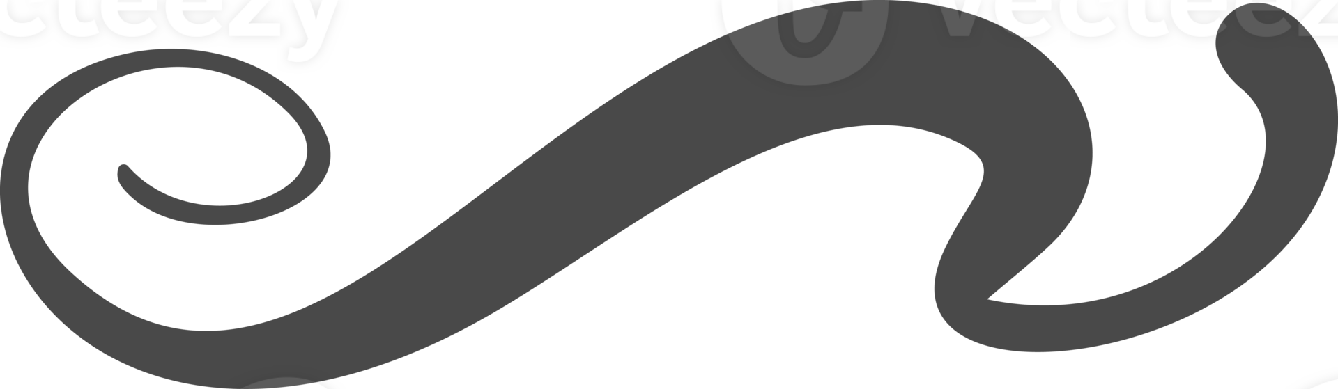 Swoosh line. Hand drawn swirl underline and squiggle. Doodle brush stroke, calligraphic flourish and curve elegant highlight for graphic design. png
