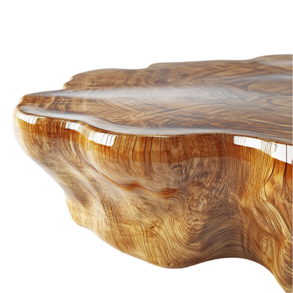 Natural Edge Wood Slab Table png