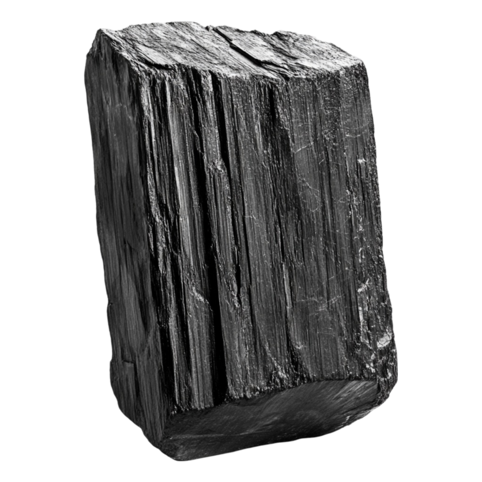 Large Black Tourmaline Crystal png