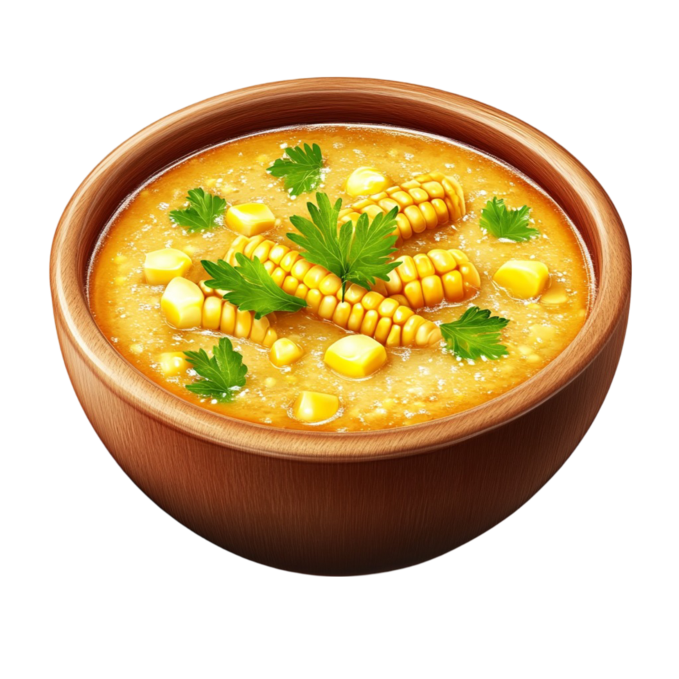 Bowl of Traditional Soup png