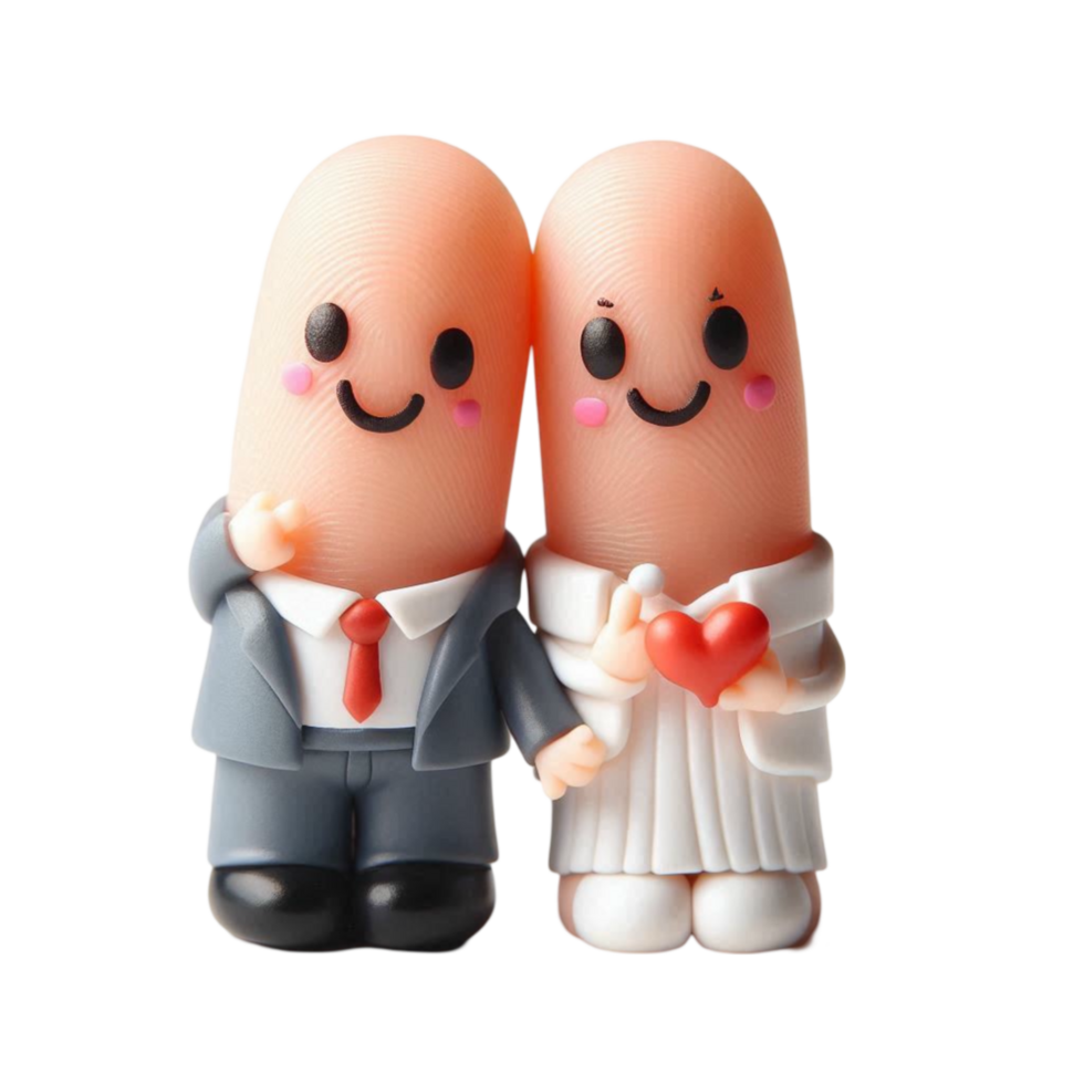 Romantic Finger Couple Holding Hands png