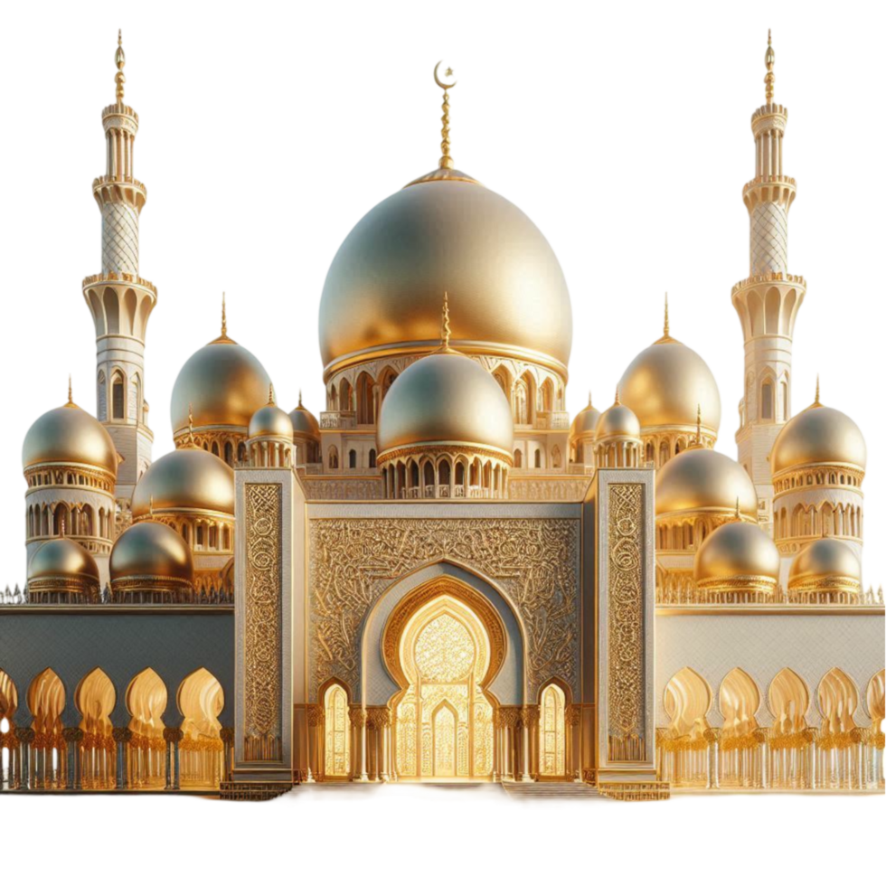 Grand Golden Mosque Architecture png