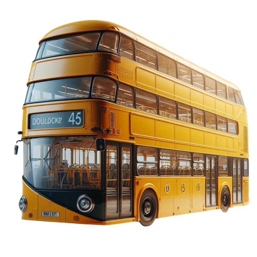 Double Decker Bus Illustration png