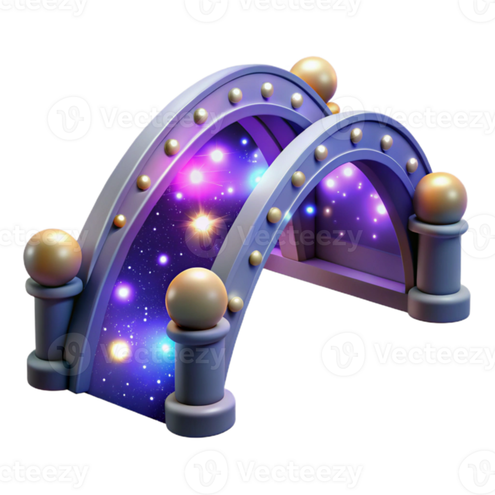 Cosmic Arch 3D Render png