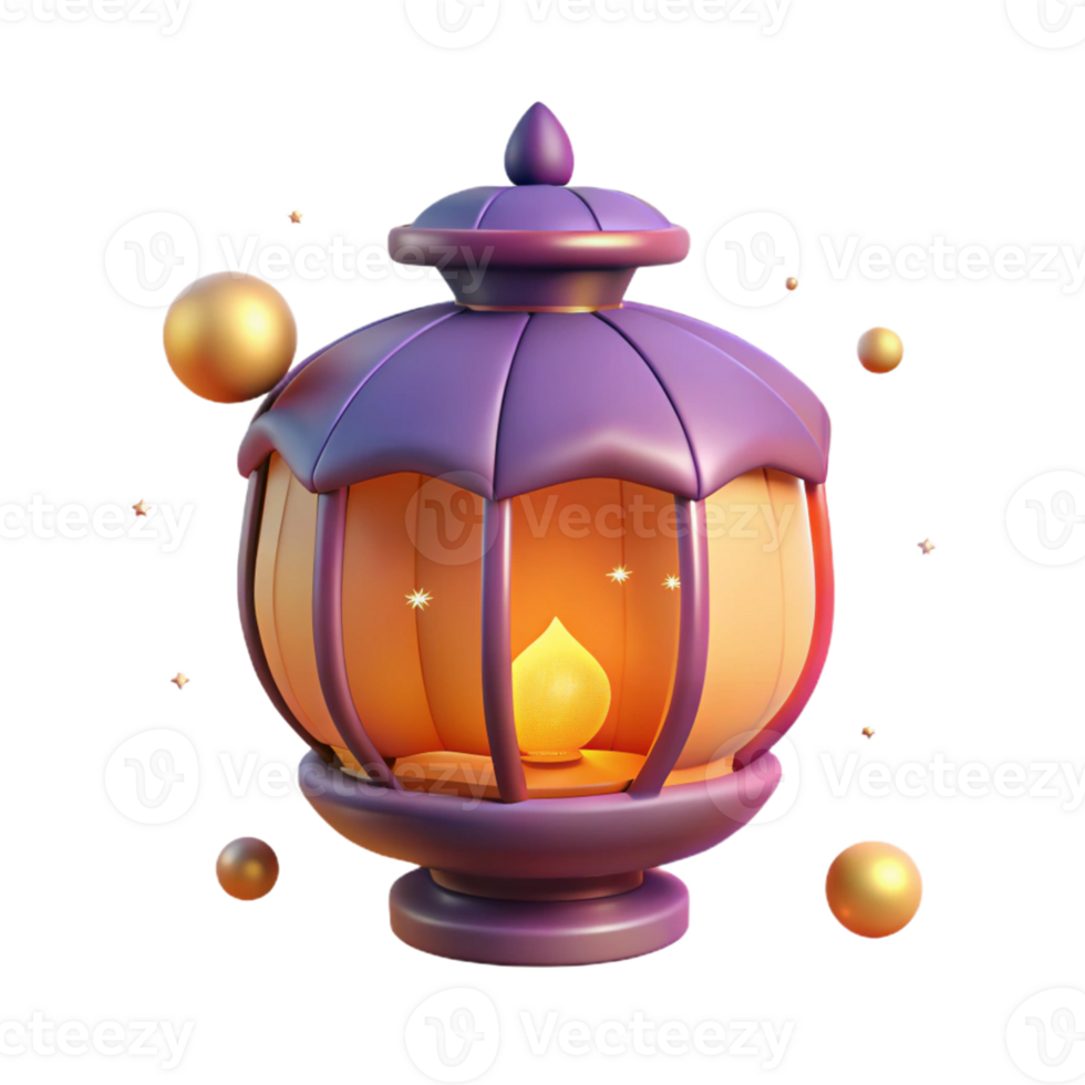 dramatic minimalist 3D Render Festive Lantern Illustration high resolution png