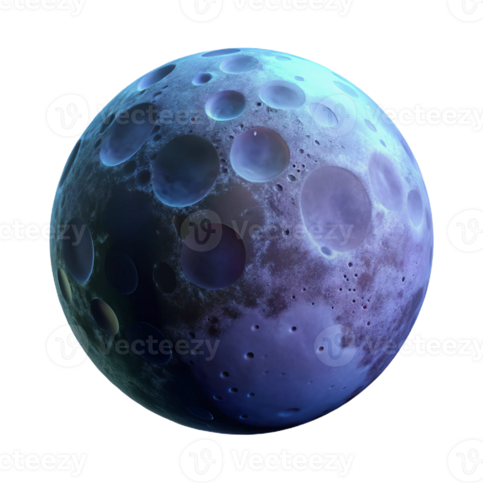 dramatic vintage Celestial Body 3D Render authentic png