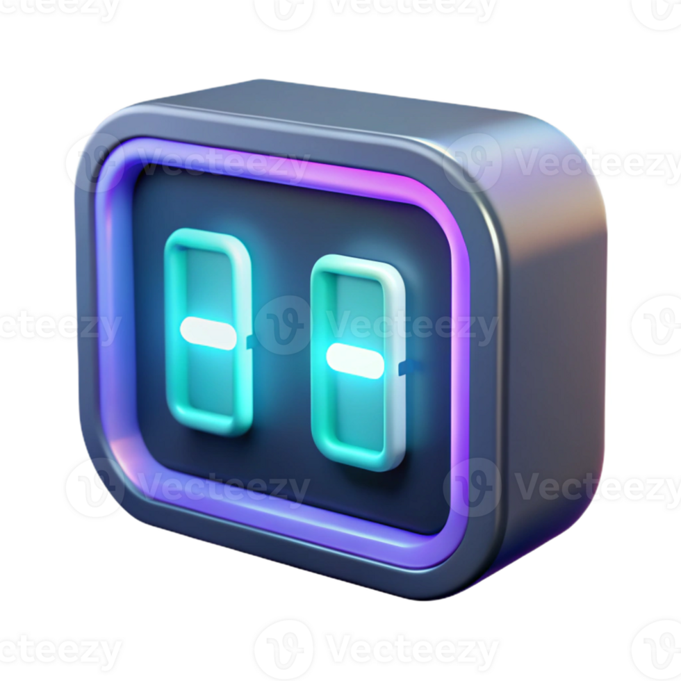 impressive contemporary Neon 3D Icon Toggle Switch exclusive png
