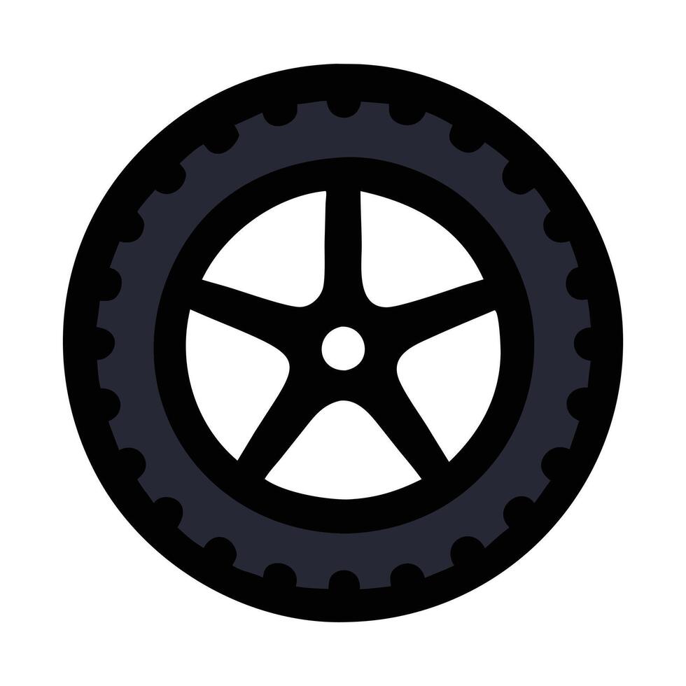 High-Quality Tire for Auto Shops vector