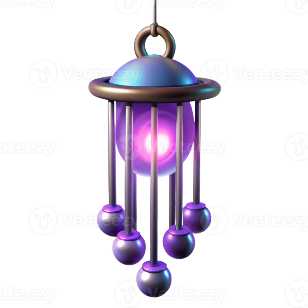 dramatic creative 3D Render Glowing Orb Mobile genuine png