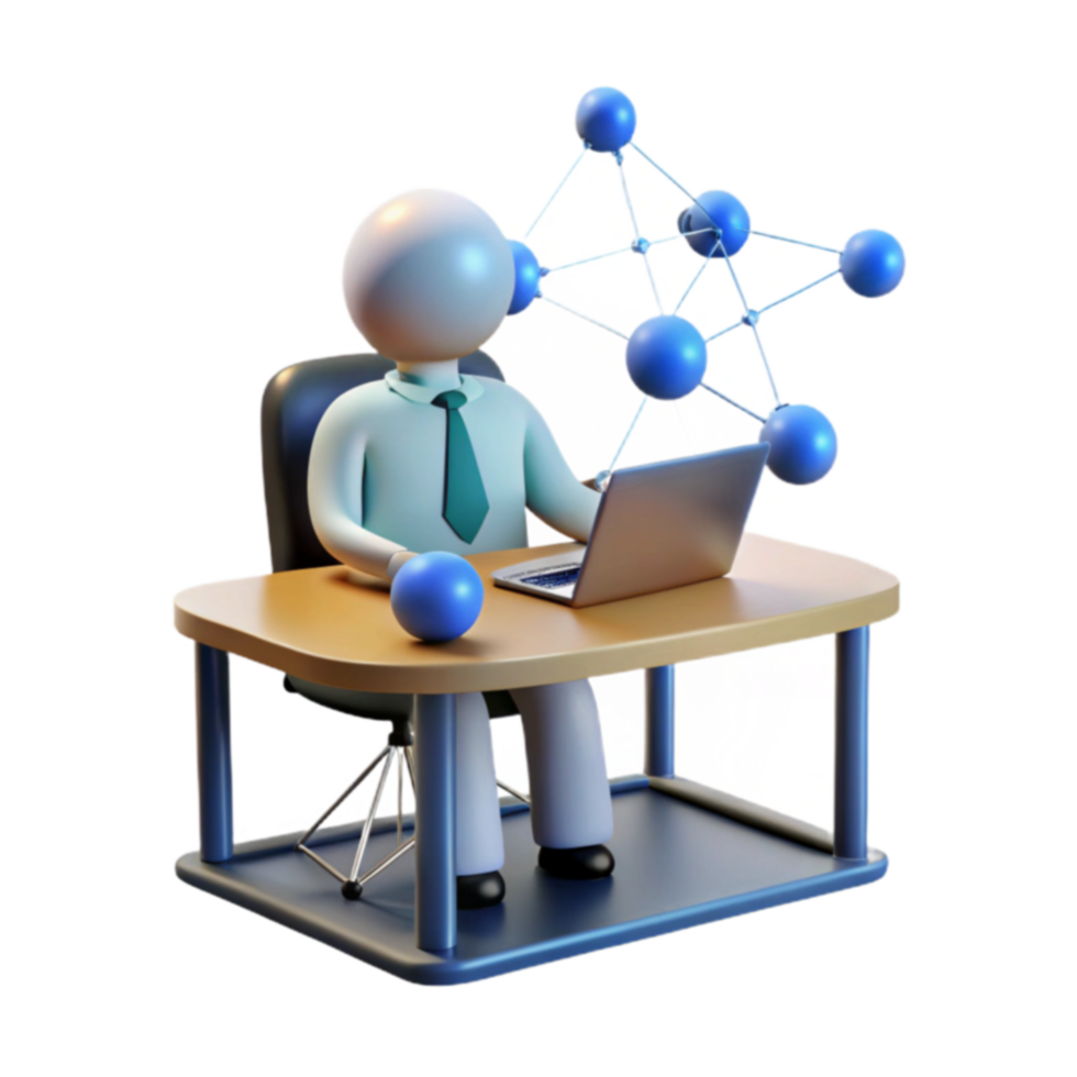 Analyst Working with Network Data png