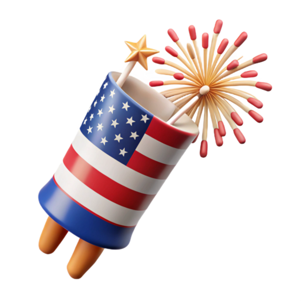 Patriotic Fireworks Celebration png
