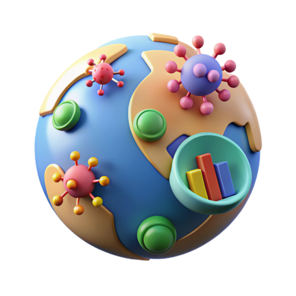 Global Pandemic Impact Visualizing Data Virus Spread png