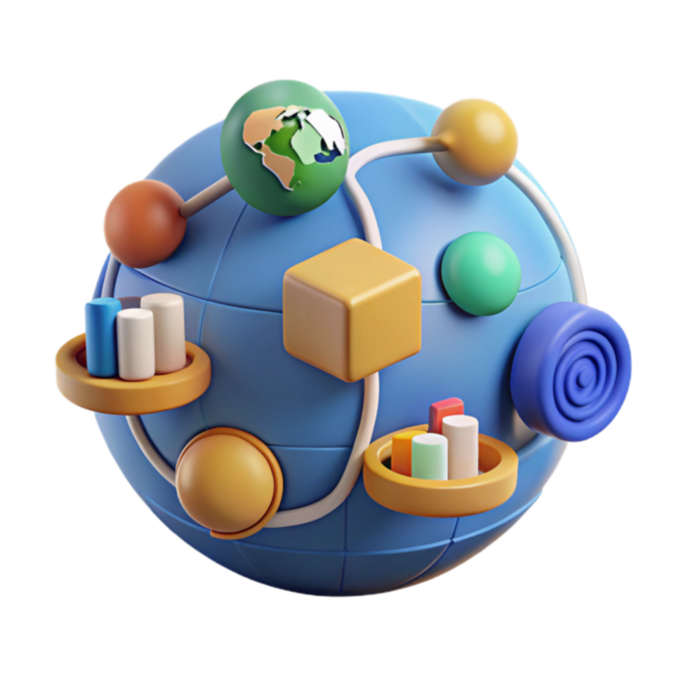 Global Data Interconnectivity Visualizing Worldwide Information Flow png